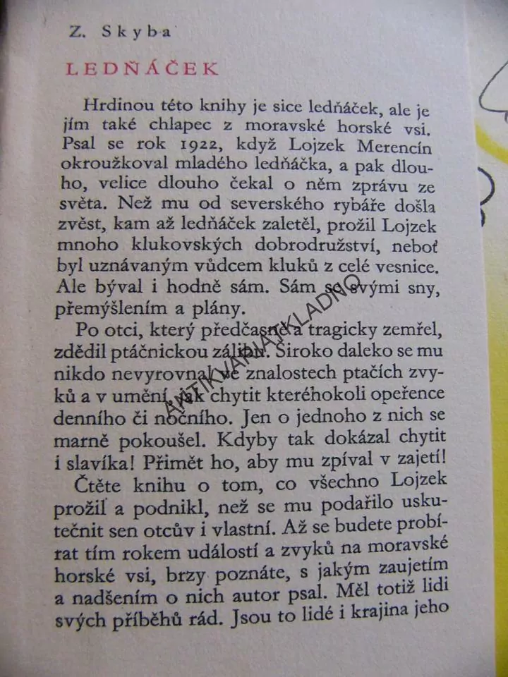 LEDŇÁČEK, ZIKMUND SKYBA, ČECHOVÁ