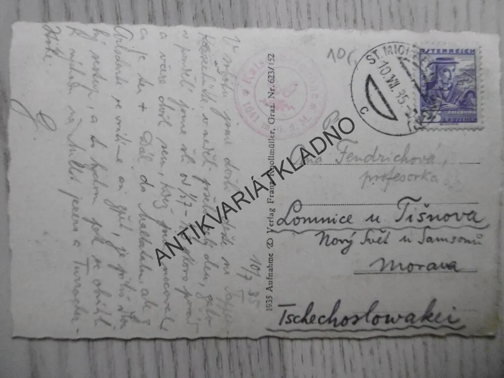 KATSCHBERG, HORSKÝ PRŮSMYK, 1935, RAKOUSKO