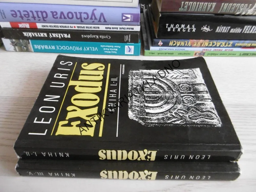 EXODUS, LEON URIS, 2 KNIHY, **an