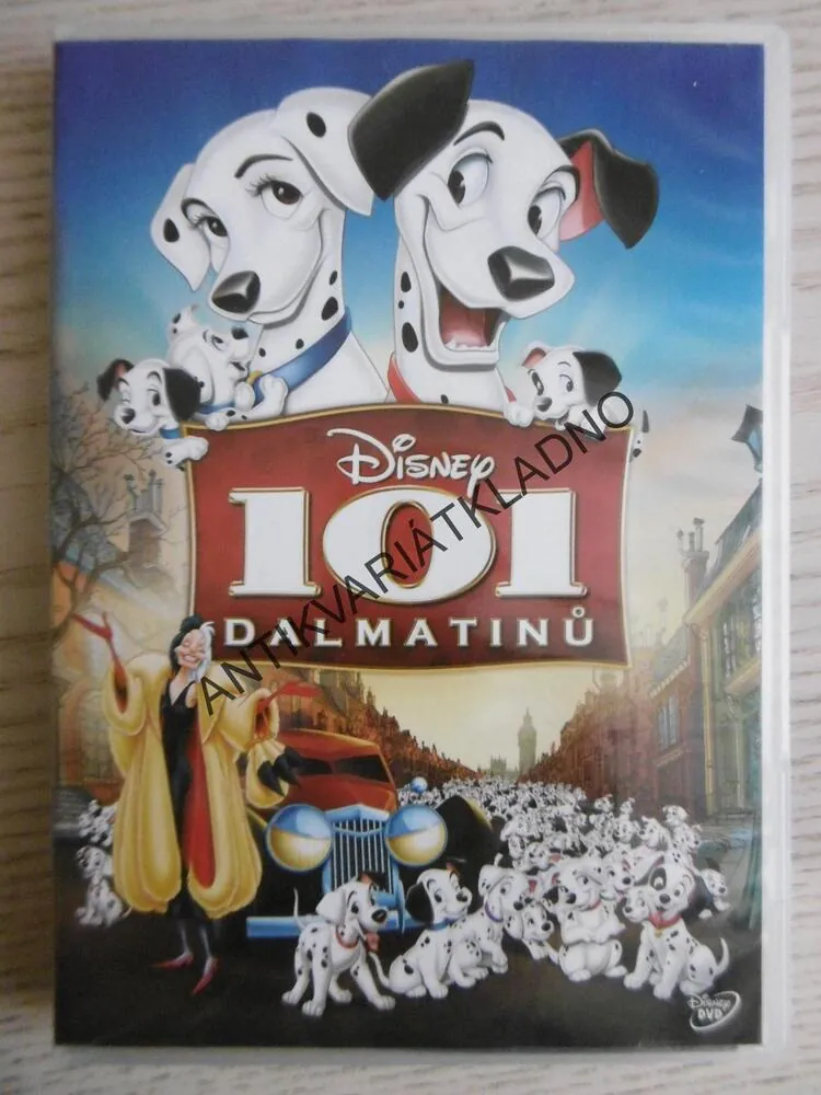 101 DALMATINŮ, DVD FILM WALT DISNEY