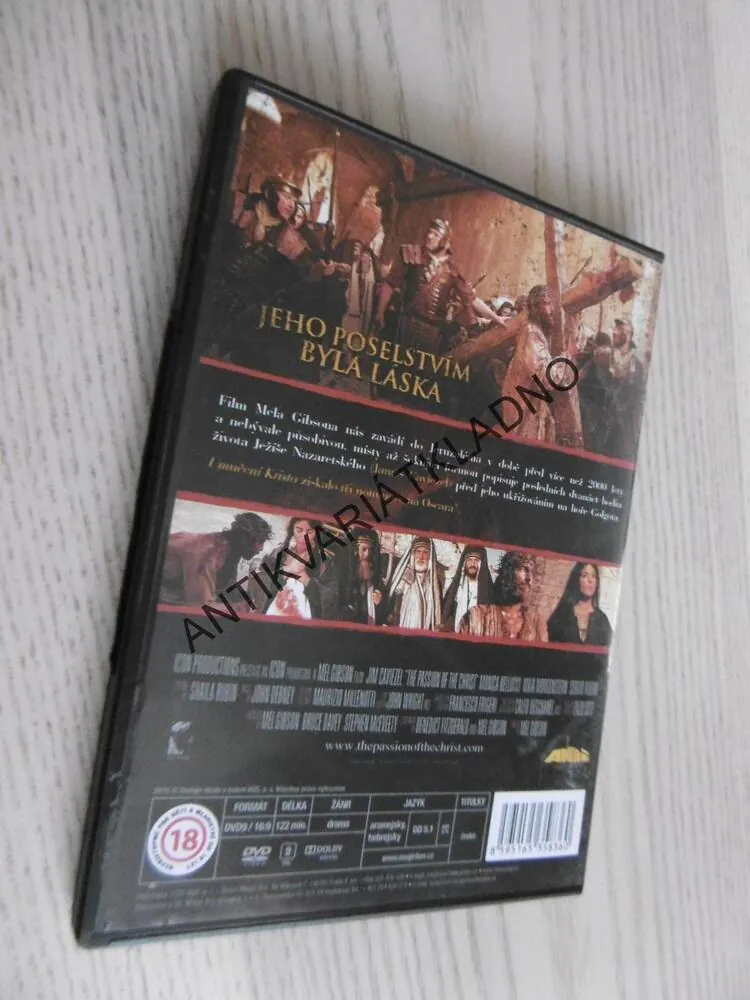 UMUČENÍ KRISTA, DVD FILM 