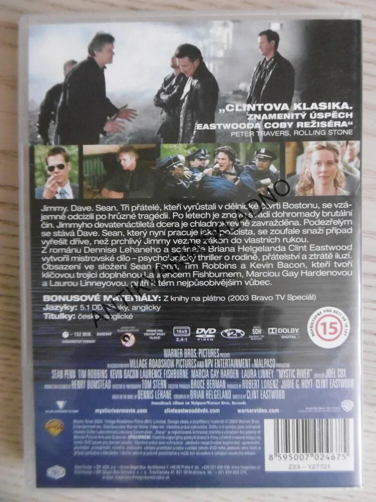 TAJEMNÁ ŘEKA, DVD FILM 