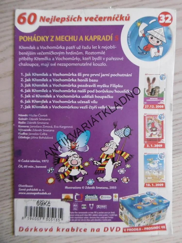 POHÁDKY Z MECHU A KAPRADÍ, DVD FILM ČR