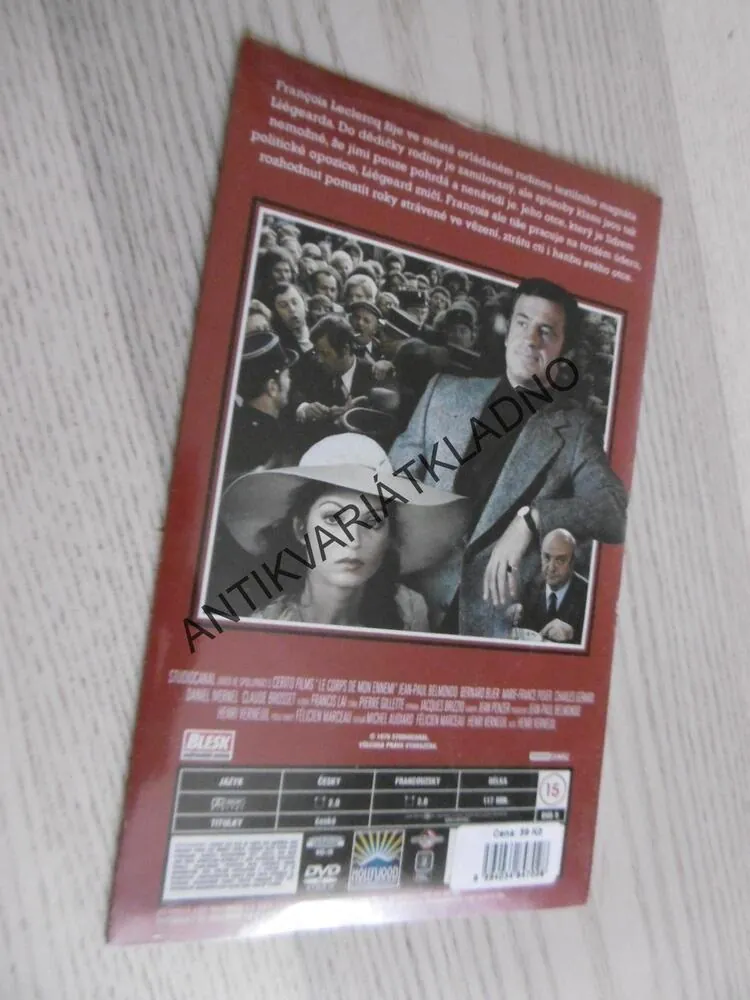 TĚLO MÉHO NEPŘÍTELE, DVD FILM