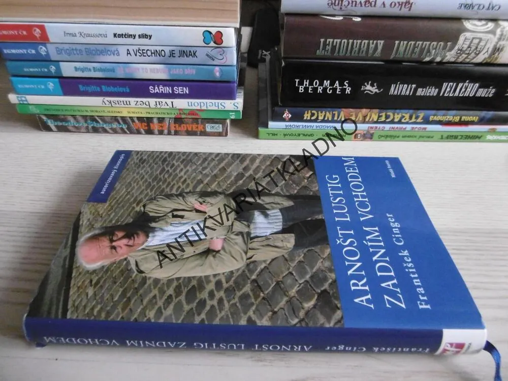 ARNOŠT LUSTIG ZADNÍM VCHODEM, FRANTIŠEK CINGER, **an