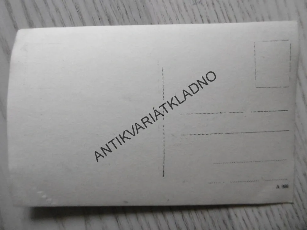 MUŽ V KLOBOUKU, 1922, CHÝNĚ,  POHLEDNICE