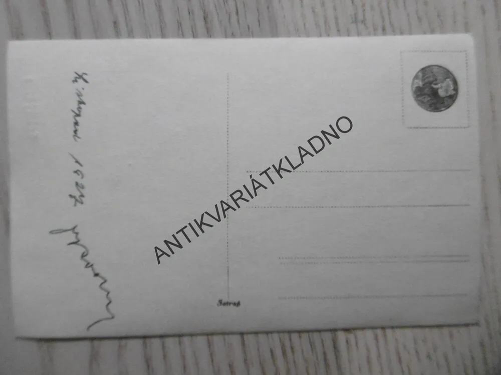 MUŽ A ŽENA, DÍTĚ S HRAČKOU, 1927, FOTO KOLÍN, FOTOPOHLEDNICE,