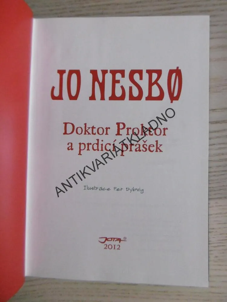 DOKTOR PROKTOR A PRDÍCÍ PRÁŠEK, JO NESBO, **an