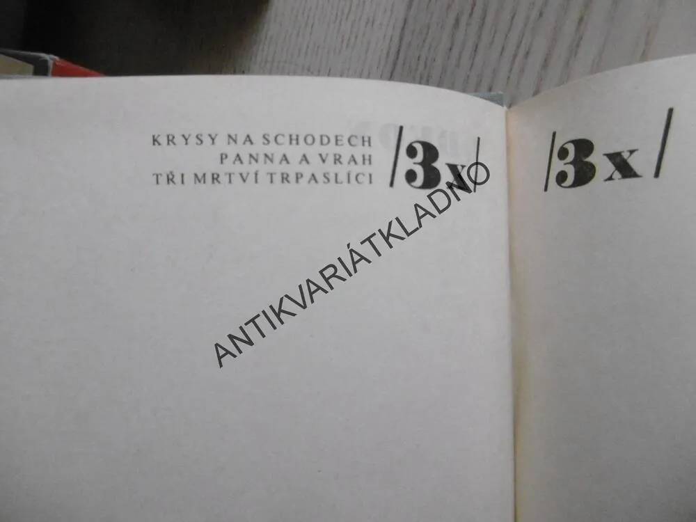 3X GREGORY A YVONNA, JAN DE HARTOG, **an