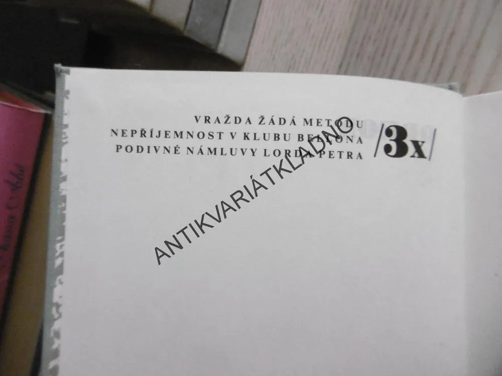 3X LORD PETR, DOROTHY SAYERSOVÁ, **an