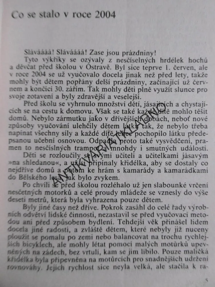 PRÁZDNINY VE HVĚZDÁCH, MARIE GRUBHOFEROVÁ, **an