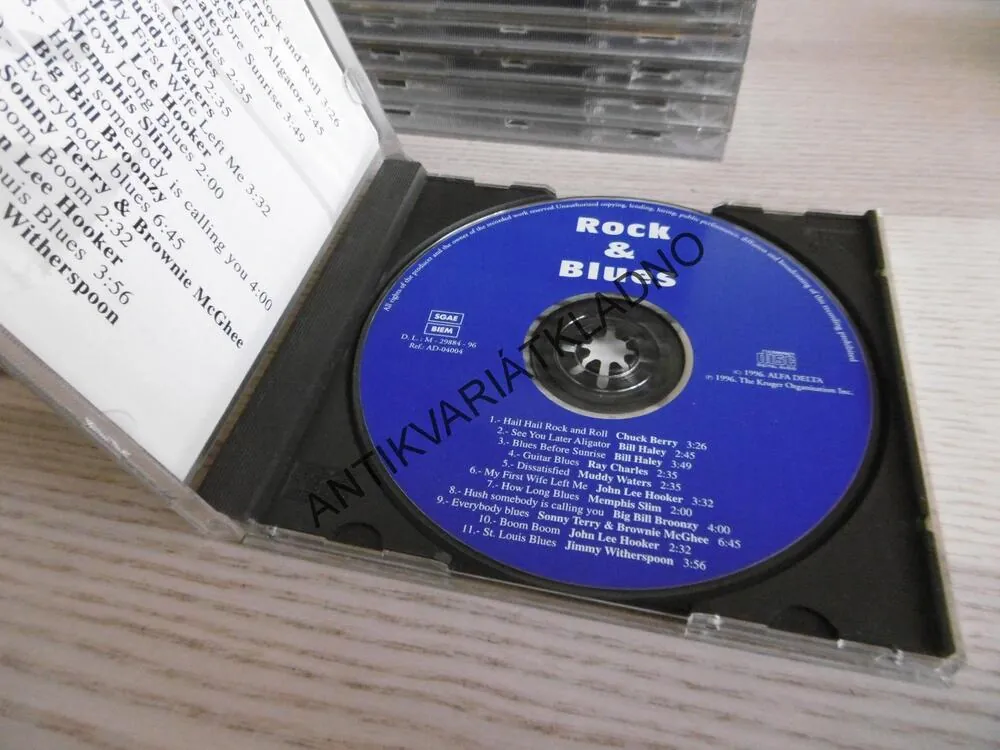 ROCK AND BLUES, CD HUDBA