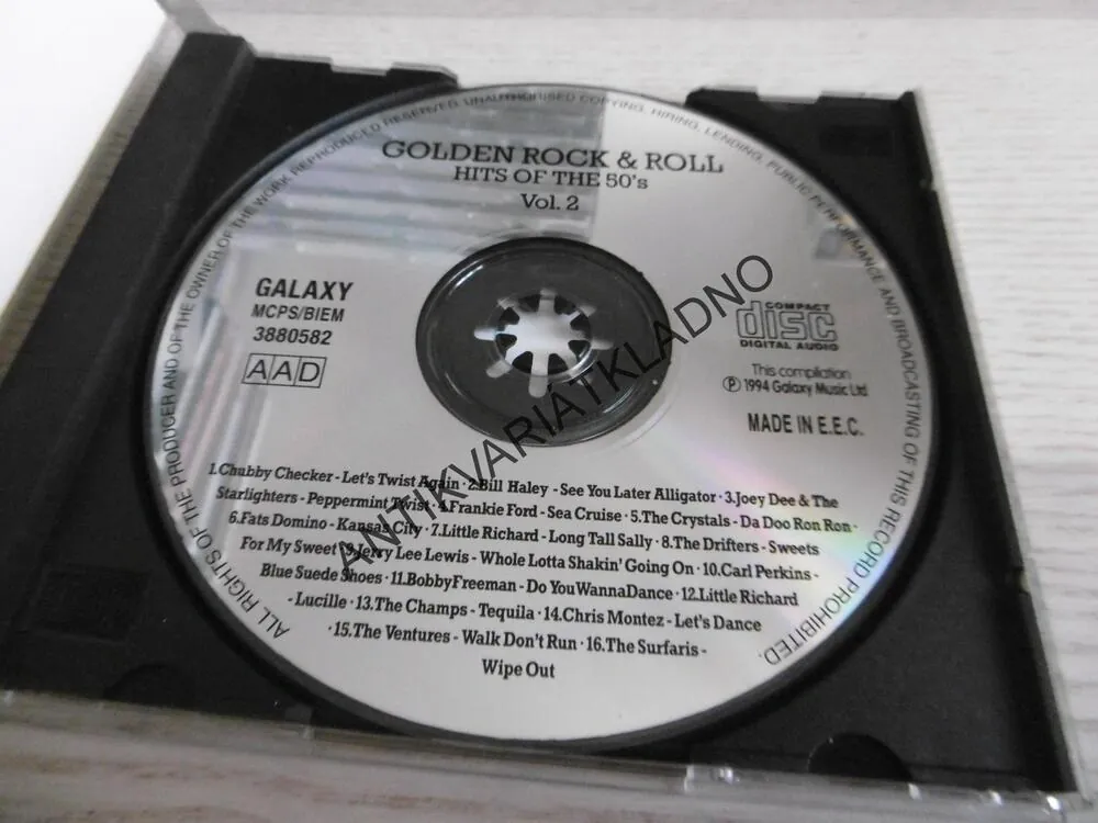 GOLDEN ROCK AND ROLL, HITS OF 50´S , CD HUDBA