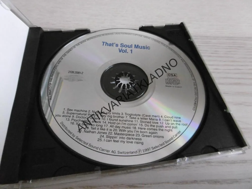 THAT´S SOUL MUSIC, 1., CD HUDBA