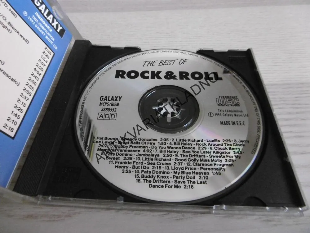 THE BEST OF ROCK AND ROLL, CD HUDBA