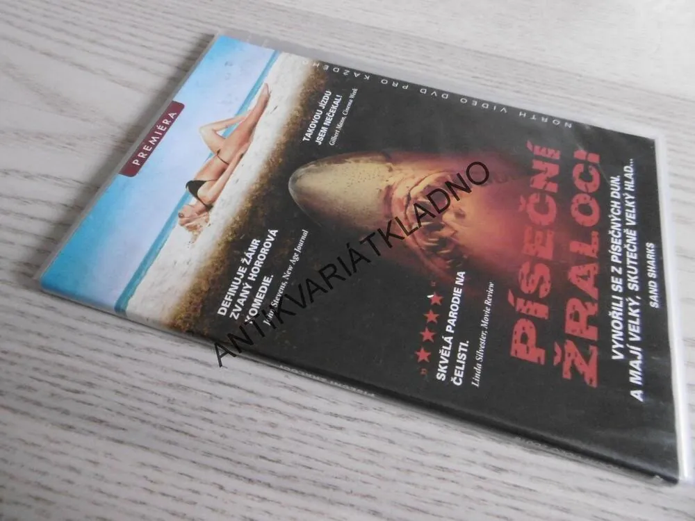 PÍSEČNÍ ŽRALOCI, DVD FILM HOROR