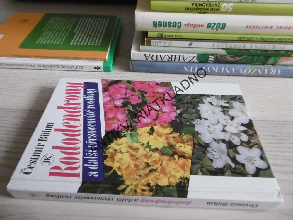RODODENDRONY A DALŠÍ VŘESOVITÉ ROSTLINY, ČESTMÍR BÖHM,ZAHRADA, **an