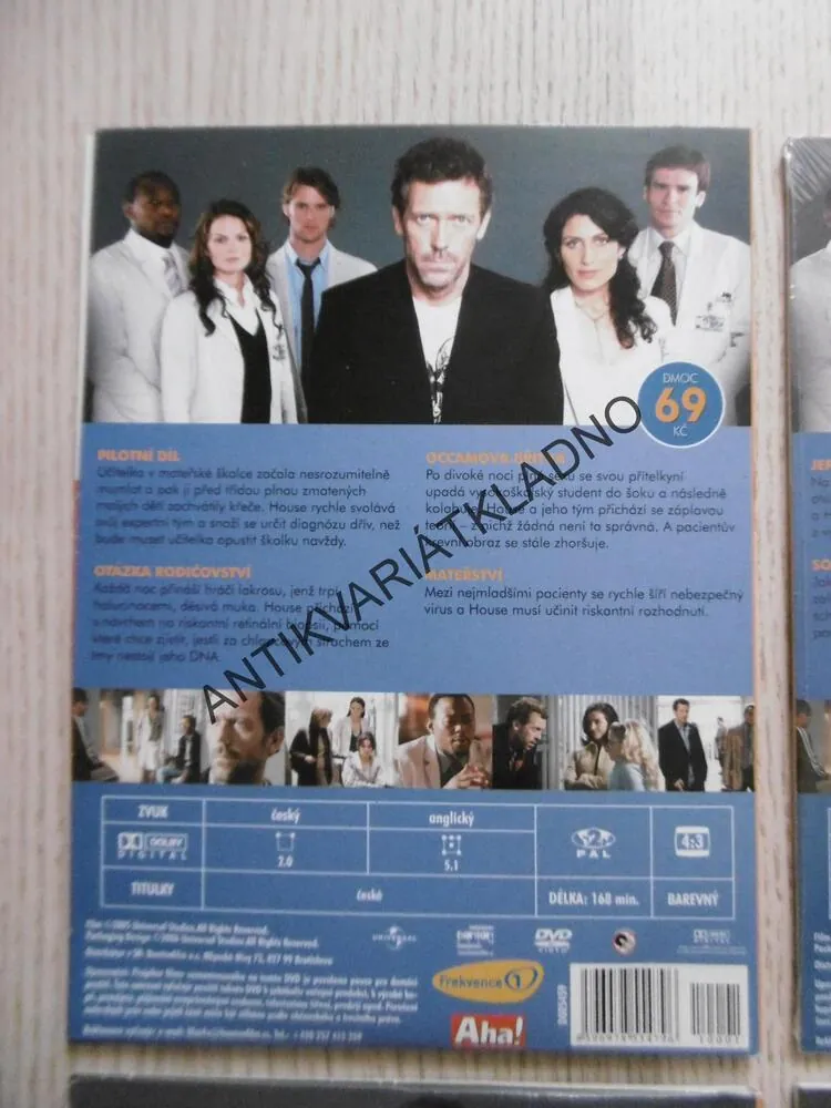 DR. HOUSE, PRVNÍ SÉRIE, 6 DVD, DVD FILM