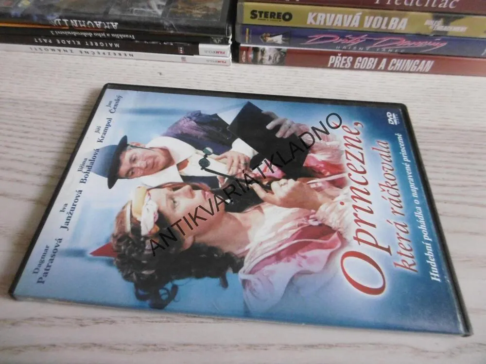 O PRINCEZNĚ, KTERÁ RÁČKOVALA, DVD POHÁDKA