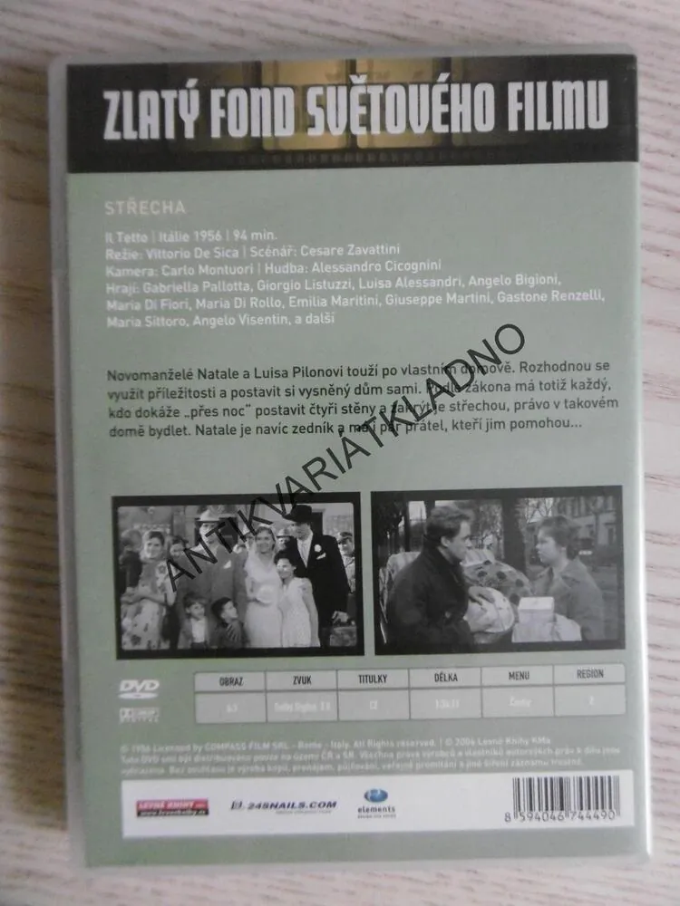STŘECHA, DVD FILM