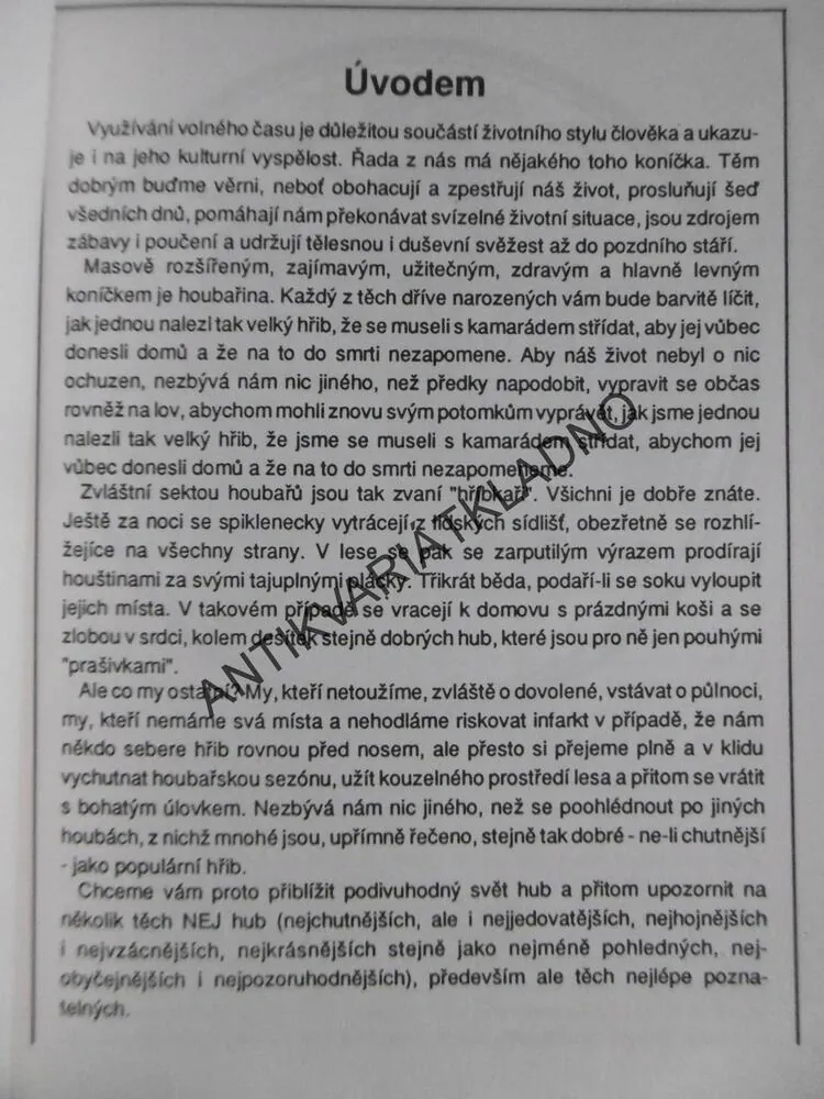 HOUBAŘŮV ROK, ZDENĚK KLUZÁK, HOUBY, **an