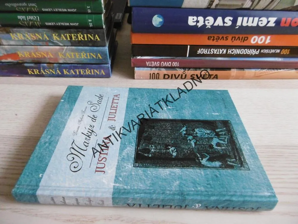 JUSTINA A JULIETTA, MARKÝZ DE SADE, DONATIEN ALPHONSE FRANCOIS, **an