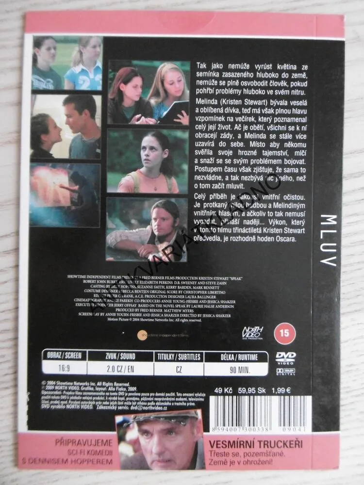 MLUV, SPEAK, KRISTEN STEWART, DVD FILM