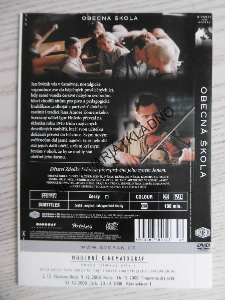 OBECNÁ ŠKOLA, DVD FILM