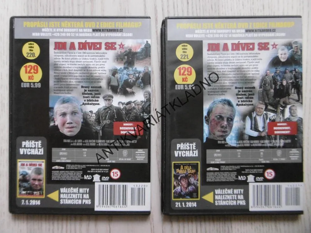 JDI A DÍVEJ SE, 2 DÍLY, DVD FILM 