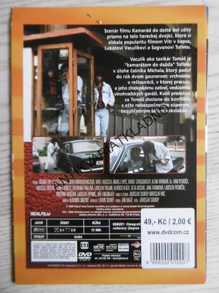 KAMARÁD DO DEŠTĚ, DVD FILM 