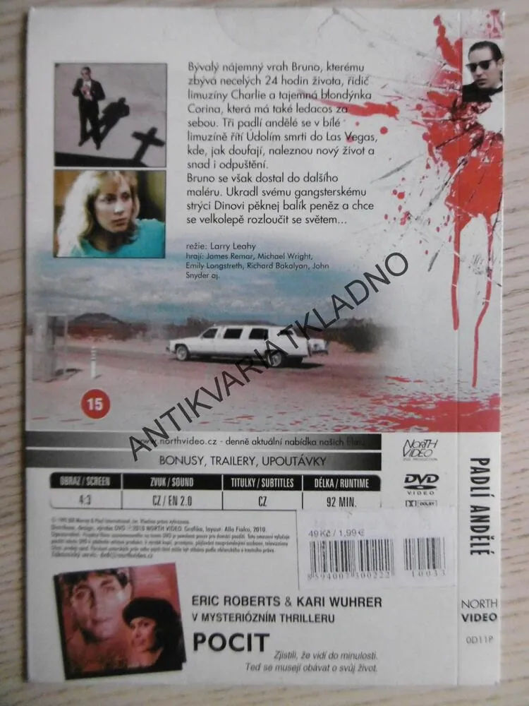 PADLÍ ANDĚLÉ, DVD FILM 