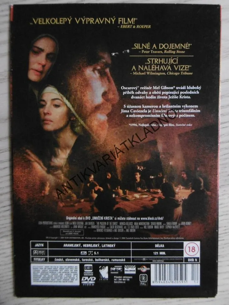 UMUČENÍ KRISTA, DVD FILM