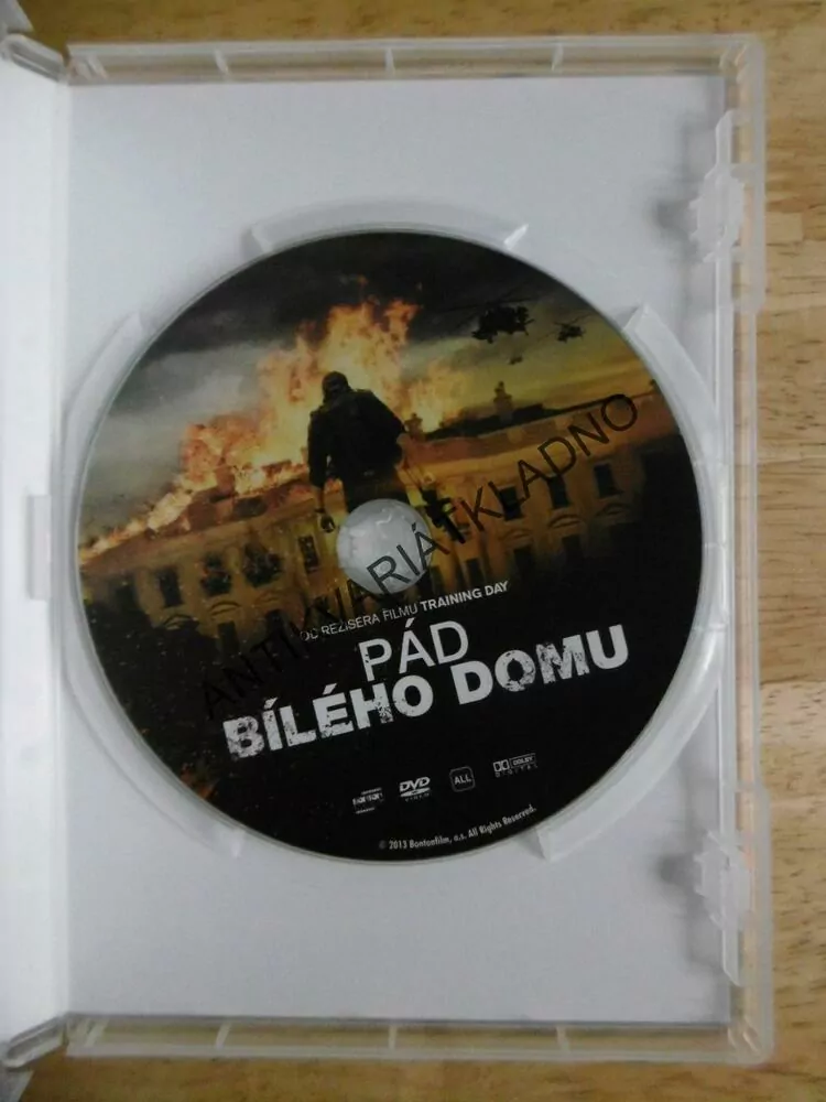 PÁD BÍLÉHO DOMU, BUTLER,FREEMAN, DVD FILM