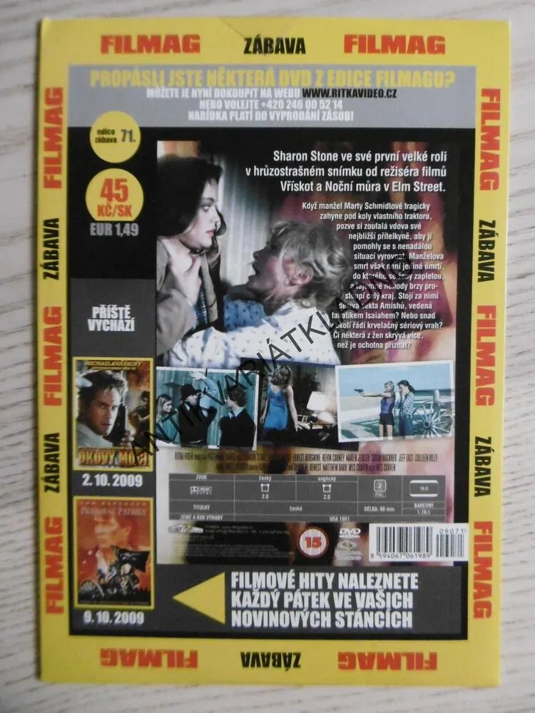 POŽEHNÁNÍ SMRTI, DVD FILM