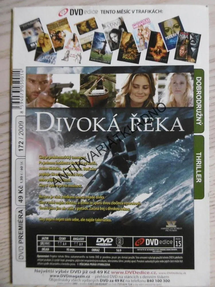 DIVOKÁ ŘEKA, DVD FILM