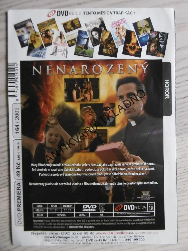 NENAROZENÝ, DVD FILM