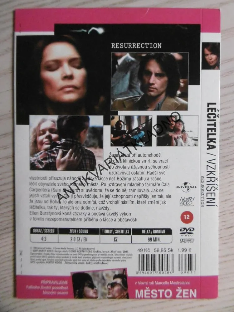 LÉČITELKA/VZKŘÍŠENÍ, DVD FILM