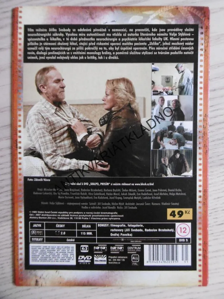 SKALPEL, PROSÍM, DVD FILM ČR