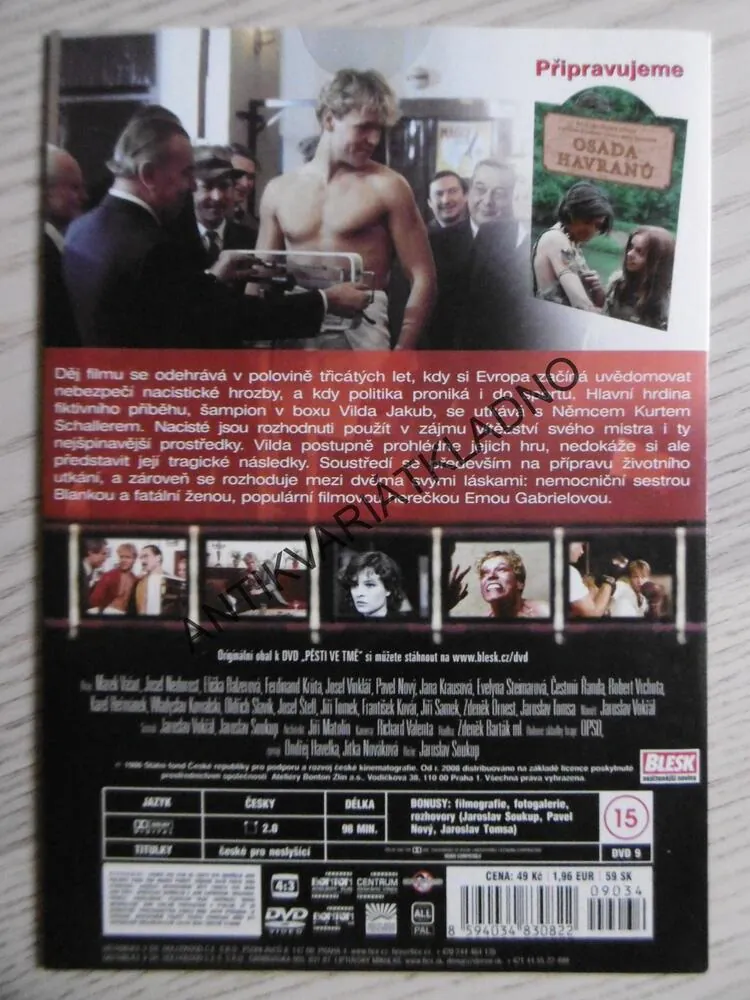 PĚSTI VE TMĚ, DVD FILM 