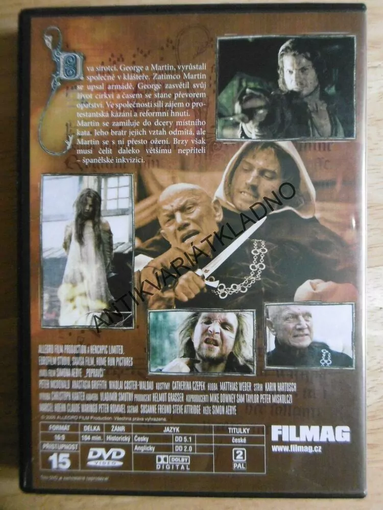 POPRAVČÍ,  DVD FILM 
