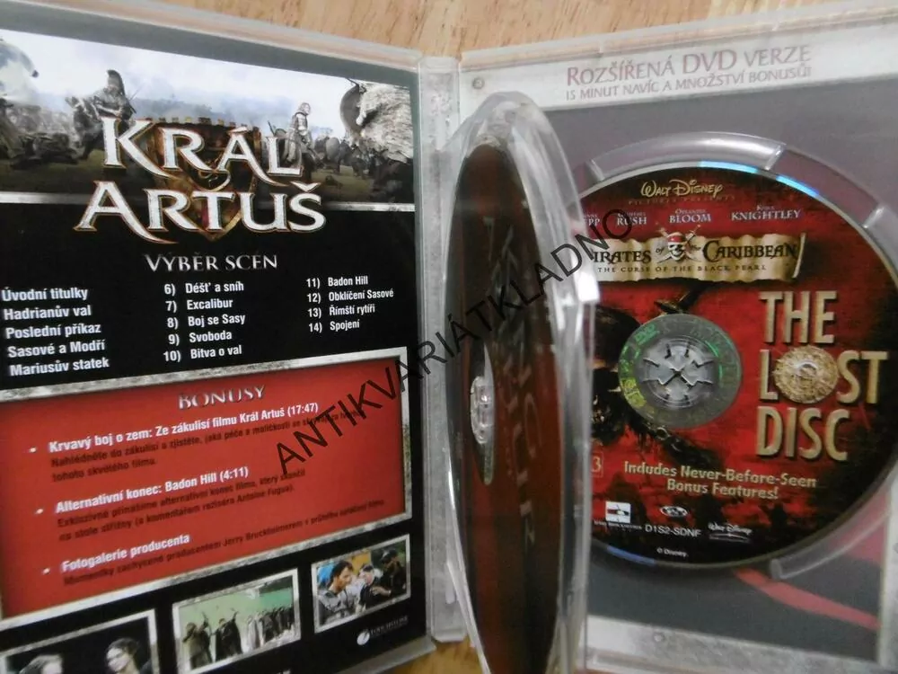 KRÁL ARTUŠ, CLIVE OWEN, KNIGHTLEY, DVD FILM