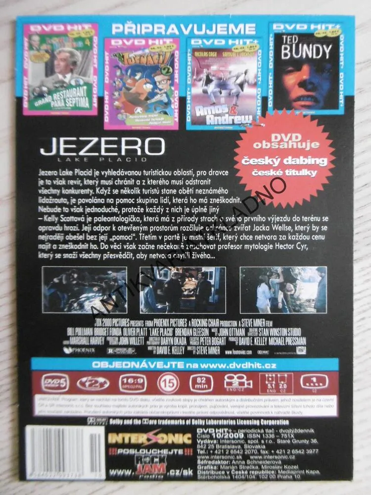 JEZERO LAKE PLACID, DVD FILM