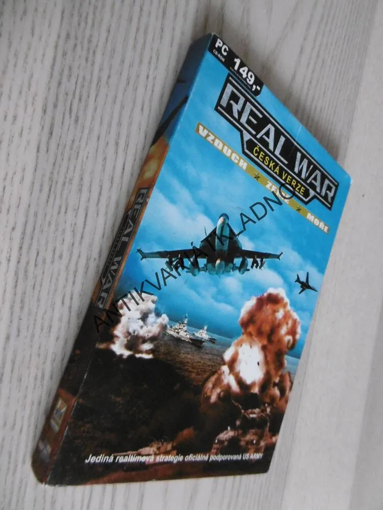 REAL WAR, ČESKÁ VERZE, DVD FILM 