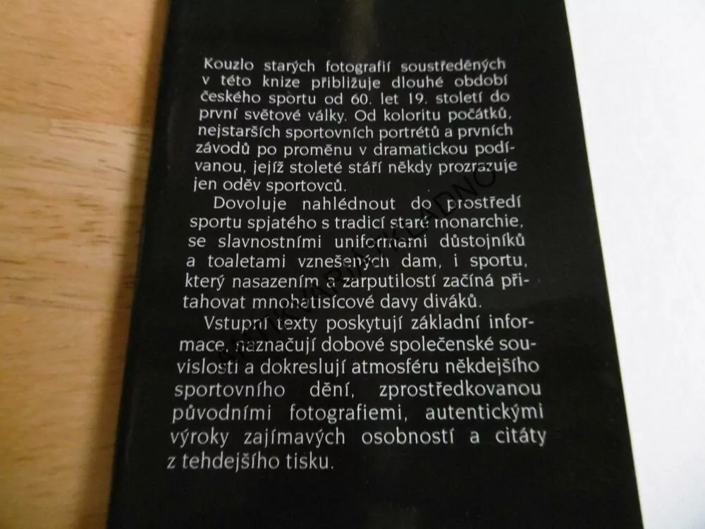 ČESKÝ SPORT 1862-1914, NINGER, KOLIŠ,LYŽE,HOKEJ,TENIS AJ.