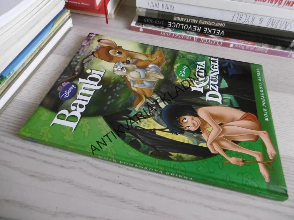 BAMBI, KNIHA DŽUNGLÍ, WALT DISNEY, **an