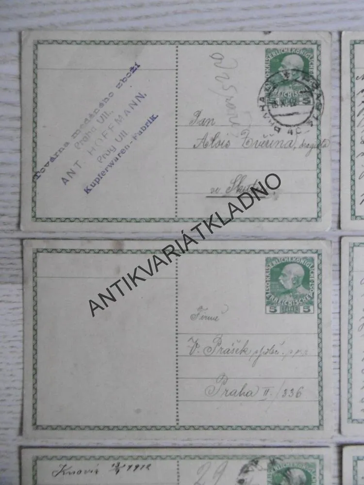KORESPONDENČNÍ LÍSTEK 17, 1912
