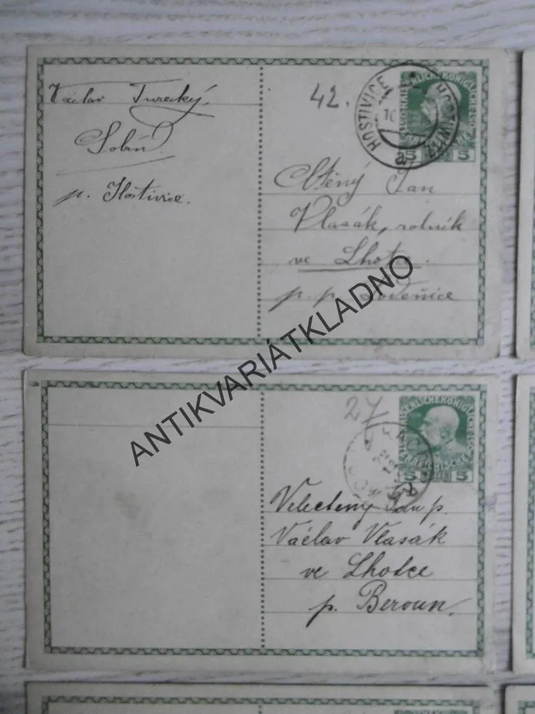 KORESPONDENČNÍ LÍSTEK 18, 1916