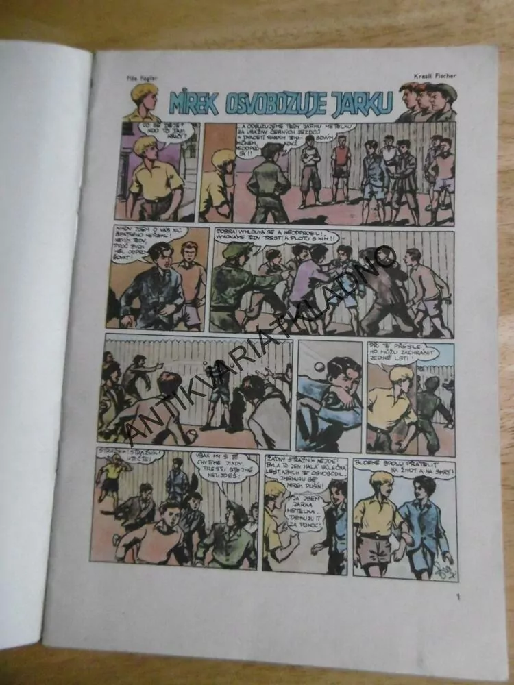 RYCHLÉ ŠÍPY,1., FOGLAR, FISCHER, KOMIKS, 1990