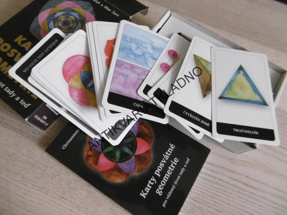 KARTY POSVÁTNÉ GEOMETRIE, CHRISANTEM MACHÁČEK, MAE SARA, INSPIRAČNÍ KARTY