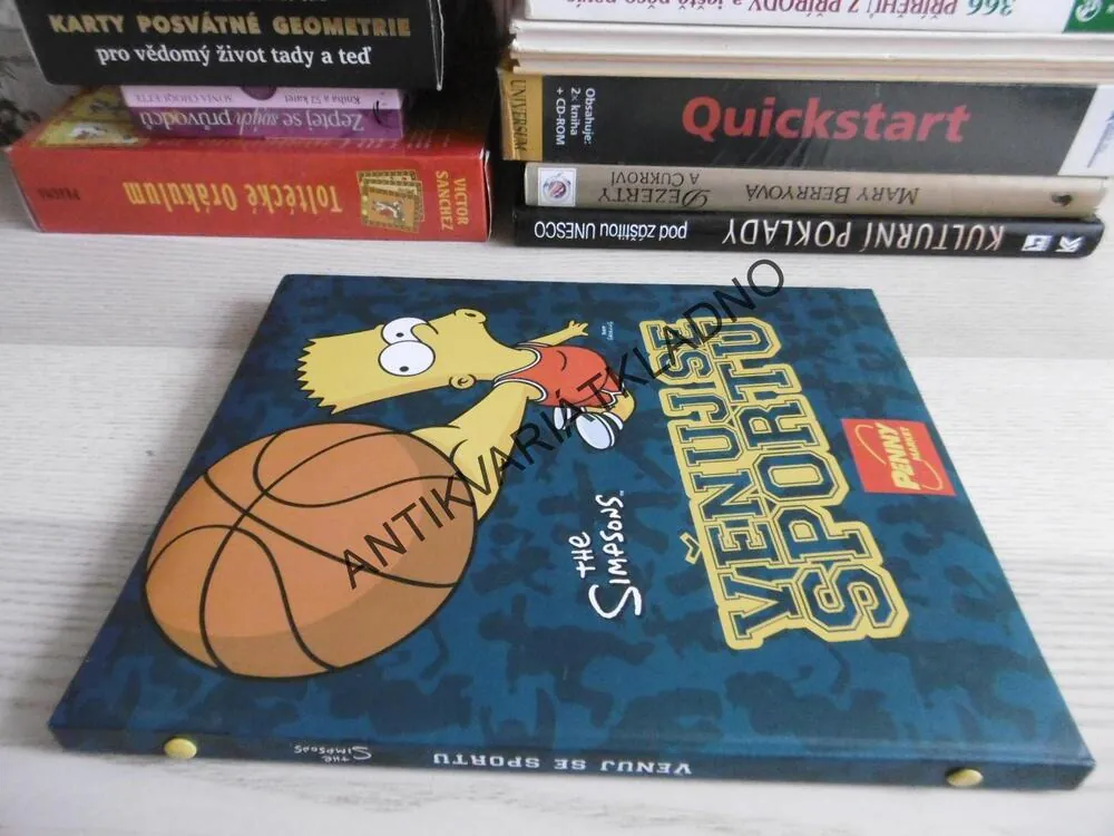 VĚNUJ SE SPORTU, SIMPSONOVI, SBĚRATELSKÉ KARTIČKY, **an